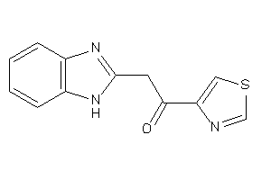 2-(1H-benzimidazol-2-yl)-1-thiazol-4-yl-ethanone