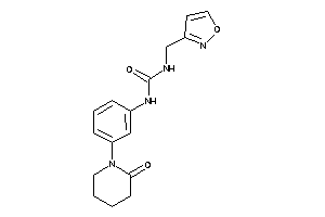 1-(isoxazol-3-ylmethyl)-3-[3-(2-ketopiperidino)phenyl]urea