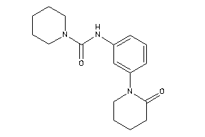 N-[3-(2-ketopiperidino)phenyl]piperidine-1-carboxamide