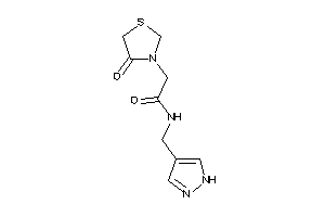 2-(4-ketothiazolidin-3-yl)-N-(1H-pyrazol-4-ylmethyl)acetamide