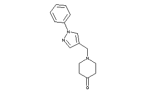 1-[(1-phenylpyrazol-4-yl)methyl]-4-piperidone