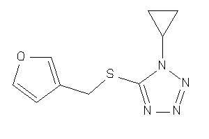 1-cyclopropyl-5-(3-furfurylthio)tetrazole