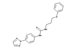 1-(3-phenoxypropyl)-3-[4-(triazol-2-yl)phenyl]urea