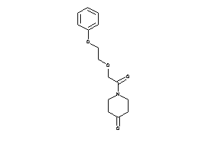 1-[2-(2-phenoxyethoxy)acetyl]-4-piperidone