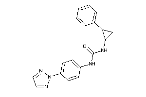 1-(2-phenylcyclopropyl)-3-[4-(triazol-2-yl)phenyl]urea