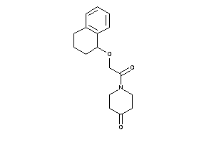 1-(2-tetralin-1-yloxyacetyl)-4-piperidone