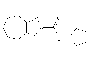 N-cyclopentyl-5,6,7,8-tetrahydro-4H-cyclohepta[b]thiophene-2-carboxamide