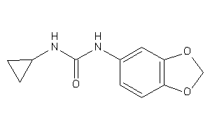 1-(1,3-benzodioxol-5-yl)-3-cyclopropyl-urea