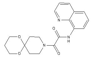 2-(7,11-dioxa-3-azaspiro[5.5]undecan-3-yl)-2-keto-N-(8-quinolyl)acetamide