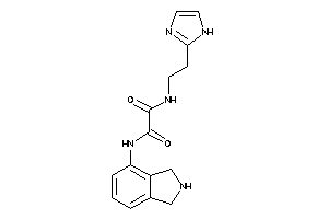 N-[2-(1H-imidazol-2-yl)ethyl]-N'-isoindolin-4-yl-oxamide