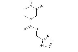 3-keto-N-(4H-1,2,4-triazol-3-ylmethyl)piperazine-1-carboxamide