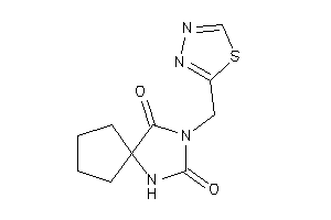 3-(1,3,4-thiadiazol-2-ylmethyl)-1,3-diazaspiro[4.4]nonane-2,4-quinone