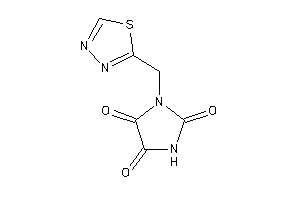 1-(1,3,4-thiadiazol-2-ylmethyl)imidazolidine-2,4,5-trione