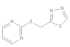 2-[(2-pyrimidylthio)methyl]-1,3,4-thiadiazole