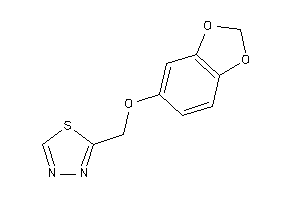 2-(1,3-benzodioxol-5-yloxymethyl)-1,3,4-thiadiazole