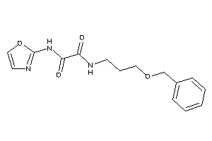 N-(3-benzoxypropyl)-N'-oxazol-2-yl-oxamide