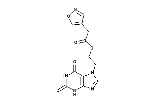 2-isoxazol-4-ylacetic Acid 2-(2,6-diketo-3H-purin-7-yl)ethyl Ester