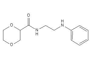 Image of N-(2-anilinoethyl)-1,4-dioxane-2-carboxamide