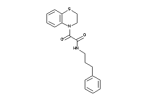 2-(2,3-dihydro-1,4-benzothiazin-4-yl)-2-keto-N-(3-phenylpropyl)acetamide