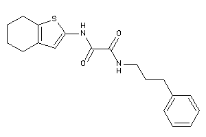 N-(3-phenylpropyl)-N'-(4,5,6,7-tetrahydrobenzothiophen-2-yl)oxamide