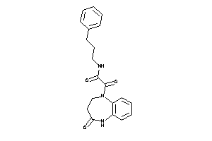 2-keto-2-(4-keto-3,5-dihydro-2H-1,5-benzodiazepin-1-yl)-N-(3-phenylpropyl)acetamide