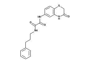 N-(3-keto-4H-1,4-benzothiazin-6-yl)-N'-(3-phenylpropyl)oxamide