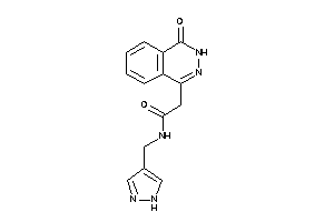 2-(4-keto-3H-phthalazin-1-yl)-N-(1H-pyrazol-4-ylmethyl)acetamide