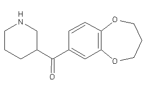 3,4-dihydro-2H-1,5-benzodioxepin-7-yl(3-piperidyl)methanone