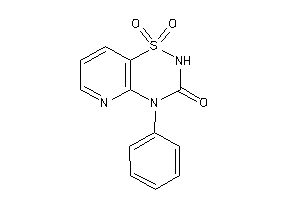 1,1-diketo-4-phenyl-pyrido[2,3-e][1,2,4]thiadiazin-3-one