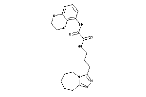 N'-(2,3-dihydro-1,4-benzodioxin-5-yl)-N-[3-(6,7,8,9-tetrahydro-5H-[1,2,4]triazolo[4,3-a]azepin-3-yl)propyl]oxamide