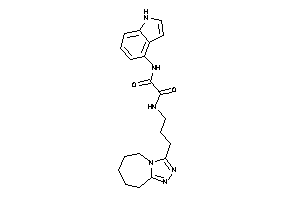 N'-(1H-indol-4-yl)-N-[3-(6,7,8,9-tetrahydro-5H-[1,2,4]triazolo[4,3-a]azepin-3-yl)propyl]oxamide