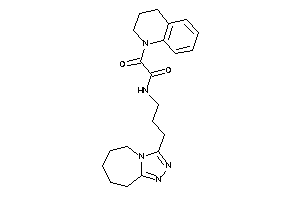 2-(3,4-dihydro-2H-quinolin-1-yl)-2-keto-N-[3-(6,7,8,9-tetrahydro-5H-[1,2,4]triazolo[4,3-a]azepin-3-yl)propyl]acetamide