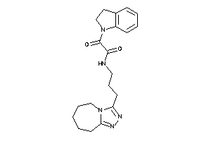 2-indolin-1-yl-2-keto-N-[3-(6,7,8,9-tetrahydro-5H-[1,2,4]triazolo[4,3-a]azepin-3-yl)propyl]acetamide