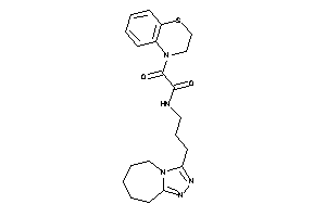 2-(2,3-dihydro-1,4-benzothiazin-4-yl)-2-keto-N-[3-(6,7,8,9-tetrahydro-5H-[1,2,4]triazolo[4,3-a]azepin-3-yl)propyl]acetamide