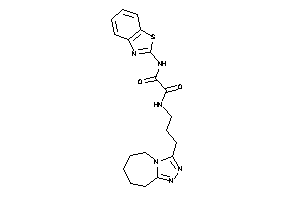 N'-(1,3-benzothiazol-2-yl)-N-[3-(6,7,8,9-tetrahydro-5H-[1,2,4]triazolo[4,3-a]azepin-3-yl)propyl]oxamide