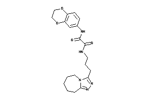 N'-(2,3-dihydro-1,4-benzodioxin-6-yl)-N-[3-(6,7,8,9-tetrahydro-5H-[1,2,4]triazolo[4,3-a]azepin-3-yl)propyl]oxamide