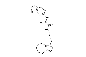 N'-(1,3-benzoxazol-6-yl)-N-[3-(6,7,8,9-tetrahydro-5H-[1,2,4]triazolo[4,3-a]azepin-3-yl)propyl]oxamide