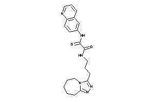 N'-(6-quinolyl)-N-[3-(6,7,8,9-tetrahydro-5H-[1,2,4]triazolo[4,3-a]azepin-3-yl)propyl]oxamide