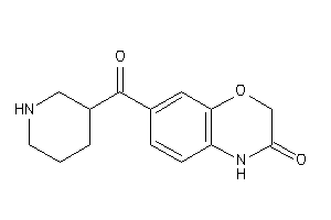 7-nipecotoyl-4H-1,4-benzoxazin-3-one