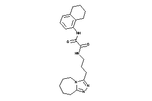 N-[3-(6,7,8,9-tetrahydro-5H-[1,2,4]triazolo[4,3-a]azepin-3-yl)propyl]-N'-tetralin-5-yl-oxamide