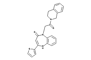 1-[2-(3,4-dihydro-1H-isoquinolin-2-yl)-2-keto-ethyl]-4-(2-thienyl)-5H-1,5-benzodiazepin-2-one