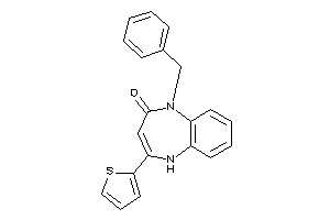 1-benzyl-4-(2-thienyl)-5H-1,5-benzodiazepin-2-one