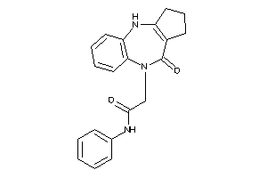 2-(4-keto-1,2,3,10-tetrahydrocyclopenta[c][1,5]benzodiazepin-5-yl)-N-phenyl-acetamide