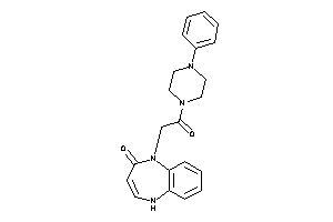 1-[2-keto-2-(4-phenylpiperazino)ethyl]-5H-1,5-benzodiazepin-2-one