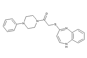 2-(1H-1,5-benzodiazepin-4-ylthio)-1-(4-phenylpiperazino)ethanone