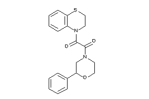 1-(2,3-dihydro-1,4-benzothiazin-4-yl)-2-(2-phenylmorpholino)ethane-1,2-dione