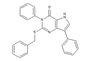 2-(benzylthio)-3,7-diphenyl-5H-pyrrolo[3,2-d]pyrimidin-4-one