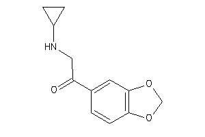 1-(1,3-benzodioxol-5-yl)-2-(cyclopropylamino)ethanone