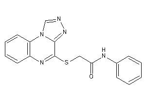 N-phenyl-2-([1,2,4]triazolo[4,3-a]quinoxalin-4-ylthio)acetamide