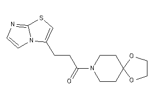 1-(1,4-dioxa-8-azaspiro[4.5]decan-8-yl)-3-imidazo[2,1-b]thiazol-3-yl-propan-1-one